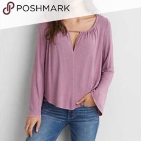 Soft and Sexy Long Bell Sleeve Shirt - Picture 1 of 3